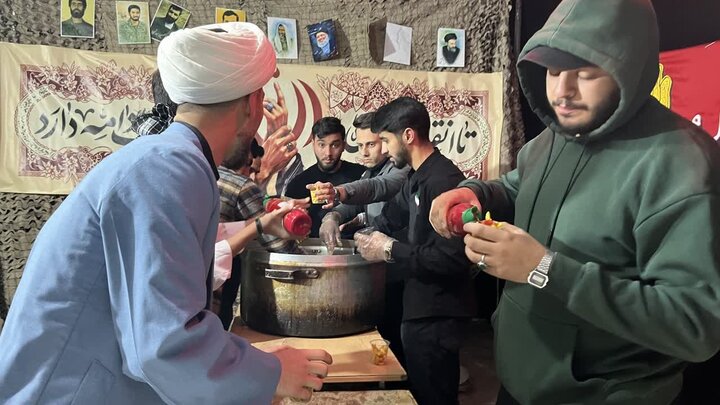 تصاویر/ فعالیت موکب مدرسه علمیه امام علی علیه السلام سلماس در ایام جنگ رمضان