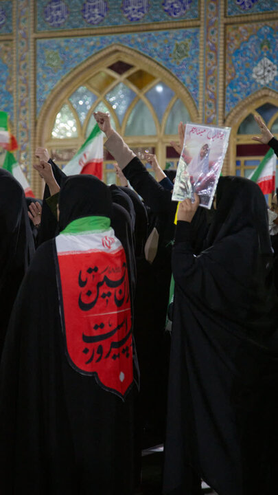 تصاویر/چهل و سومین تجمع مردمی شهرستان آران و بیدگل در نجف ایران