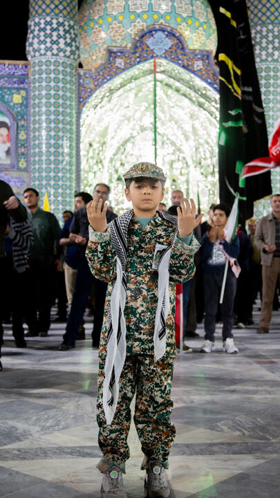 تصاویر/چهل و سومین تجمع مردمی شهرستان آران و بیدگل در نجف ایران