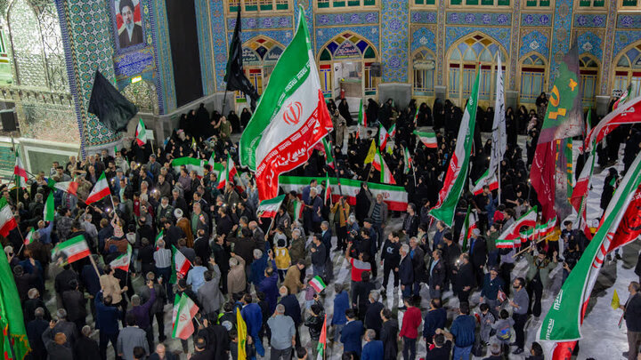 تصاویر/چهل و سومین تجمع مردمی شهرستان آران و بیدگل در نجف ایران
