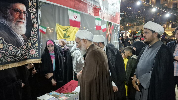 تصاویر/ بازدید مدیر منطقه یک حوزه‌های علمیه کشور از مواکب‌ جهادگران حوزوی کاشان