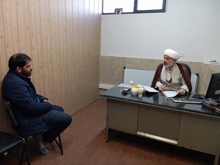 تصاویر|برنامه آزمون از طلاب و اساتید حافظ قرآن کریم در حوزه علمیه استان اصفهان