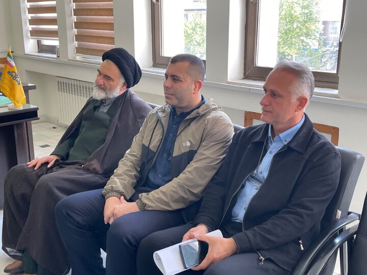 تصاویر/ دیدار امام جمعه نوشهر، با مدیران بنیاد مسکن و اداره گاز شهرستان