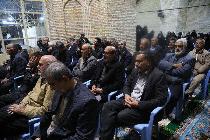 مراسم چهلم شهید «اردشیر رئیسی دهکردی» در مسجد جامع شهرکرد