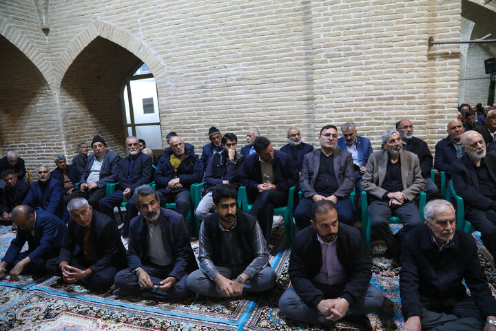مراسم چهلم شهید «اردشیر رئیسی دهکردی» در مسجد جامع شهرکرد