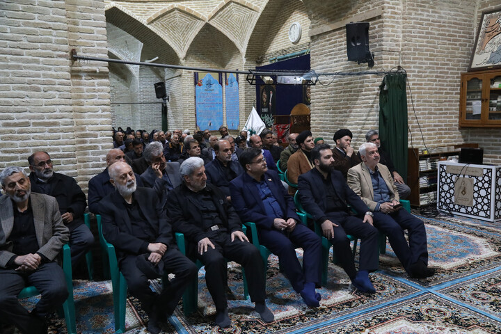 مراسم چهلم شهید «اردشیر رئیسی دهکردی» در مسجد جامع شهرکرد