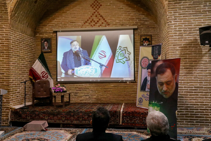 مراسم چهلم شهید «اردشیر رئیسی دهکردی» در مسجد جامع شهرکرد