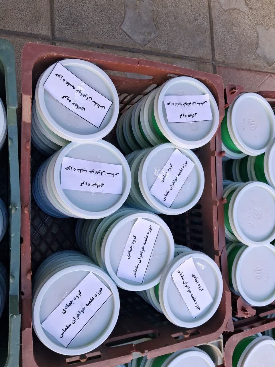 فعالیت‌های فرهنگی و خدمترسانی موکب بانوان طلبه سلماس در ایام جنگ رمضان + عکس