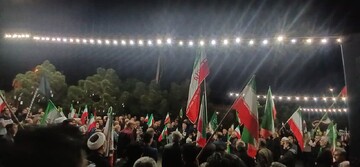 تصاویر | چهل و چهارمین تجمع شبانه مردمی آران و بیدگل و نوش آباد در حمایت از وطن