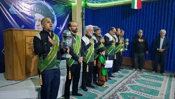 تصاویر/ مراسم عزاداری شهادت امام جعفر صادق علیه‌ السلام در مدرسه علمیه امام صادق پاکدشت