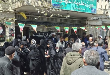 تصاویر/ ایستگاه صلواتی مدرسه علمیه المهدی (عج) مشگین شهر