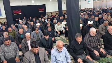 تصاویر/ مراسم عزاداری شهادت امام جعفر صادق (ع) در مسجد جامع الیگودرز