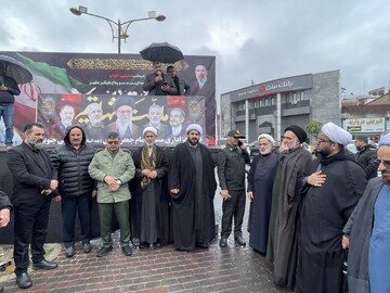 تصاویر/ حضور امام جمعه نوشهر و محبان اهل بیت (ع) در دسته روی عزای شهادت امام صادق (ع)