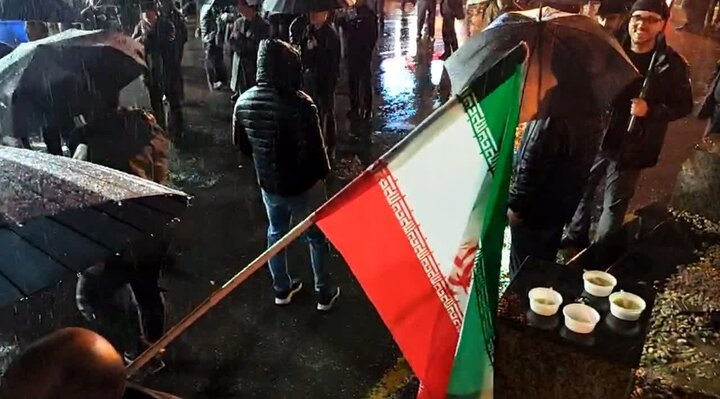 تصاویر/ آسمان بارانی در شب شهادت امام صادق (ع) و در شب حماسه آفرینی مردم تنکابن