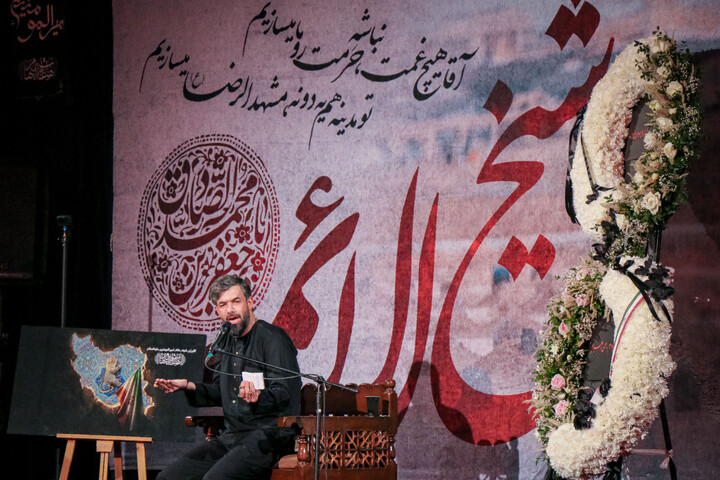 تصاویر/ مراسم عزاداری شب شهادت امام جعفر صادق علیه‌السلام در گلزار شهدای قم