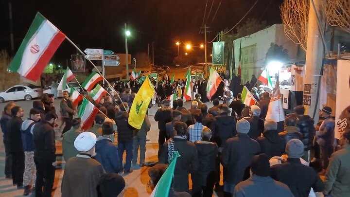 همزمان با شهادت امام صادق (ع)تجمعات مردم ولایتمدار برزک