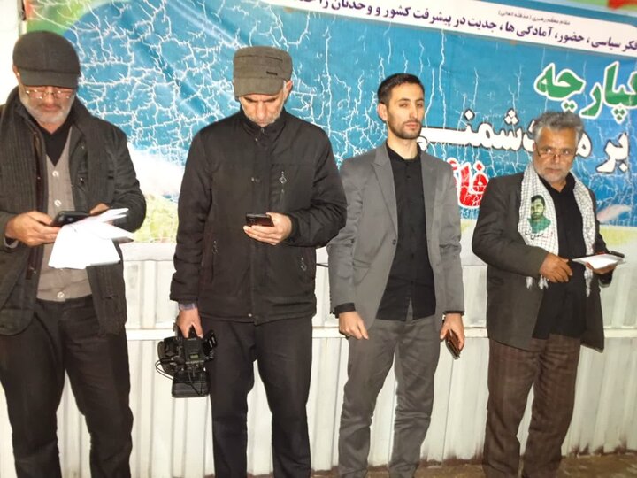تصاویر/ خروش مردم ولایی و انقلابی شهرستان چهاربرج در چهل و چهارمین شب متوالی