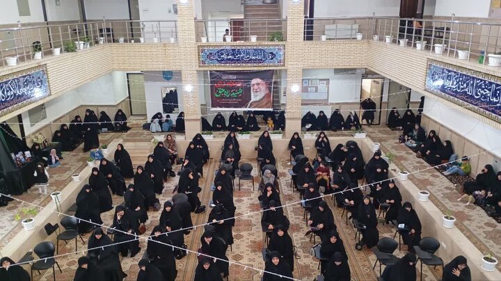تصاویر/ مراسم شهادت حضرت امام جعفرصادق علیه السلام در مدرسه ریحانه الرسول سلام الله علیها ارومیه