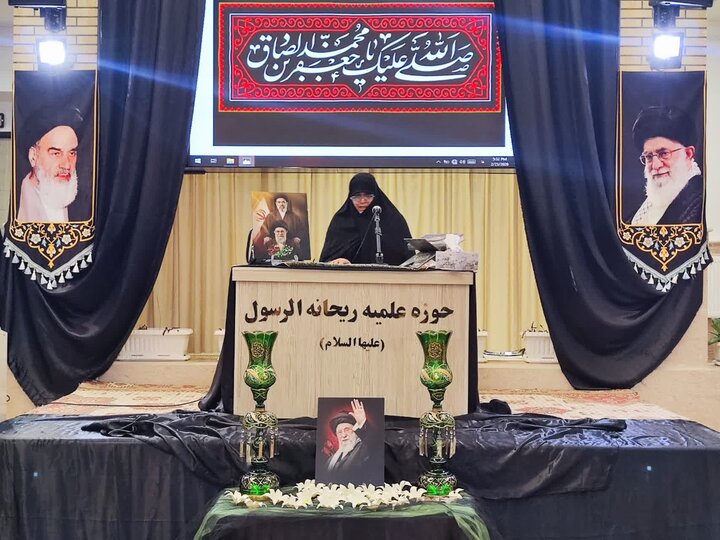 تصاویر/ مراسم شهادت حضرت امام جعفرصادق علیه السلام در مدرسه ریحانه الرسول سلام الله علیها ارومیه