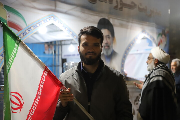 تصاویر/ برپایی موکب «قائد امت» توسط طلاب و اساتید مدرسه علمیه حضرت ولیعصر(عج)تبریز