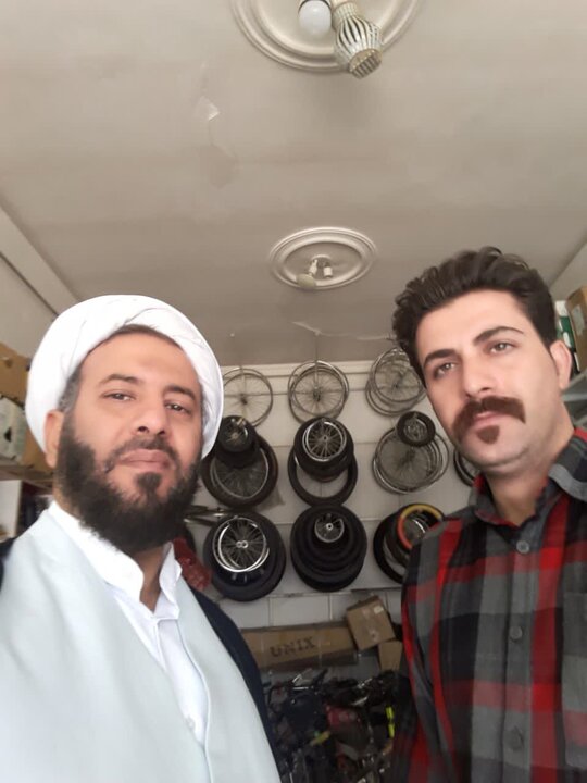 تصاویر/ فعالیت جهاد تبیین و تبلیغ اساتید مدرسه علمیه تکاب