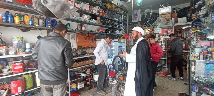 تصاویر/ فعالیت جهاد تبیین و تبلیغ اساتید مدرسه علمیه تکاب