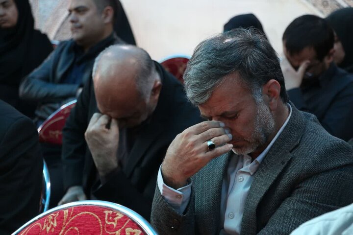 تصاویر/ برگزاری مراسم سوگواری شهادت امام جعفر صادق(ع) در اداره‌کل آموزش و پرورش استان سمنان