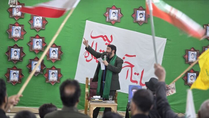 تصاویر/ سوگواری شهادت امام جعفر صادق(ع) و اربعین رهبر شهید در حرم مطهر شهدای گمنام حسین آبادکویر
