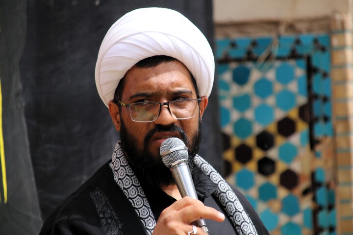 تصاویر/ دسته عزاداری روحانیون کرمانی در شهادت امام صادق(ع)