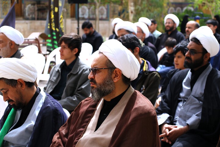 تصاویر/ دسته عزاداری روحانیون کرمانی در شهادت امام صادق(ع)