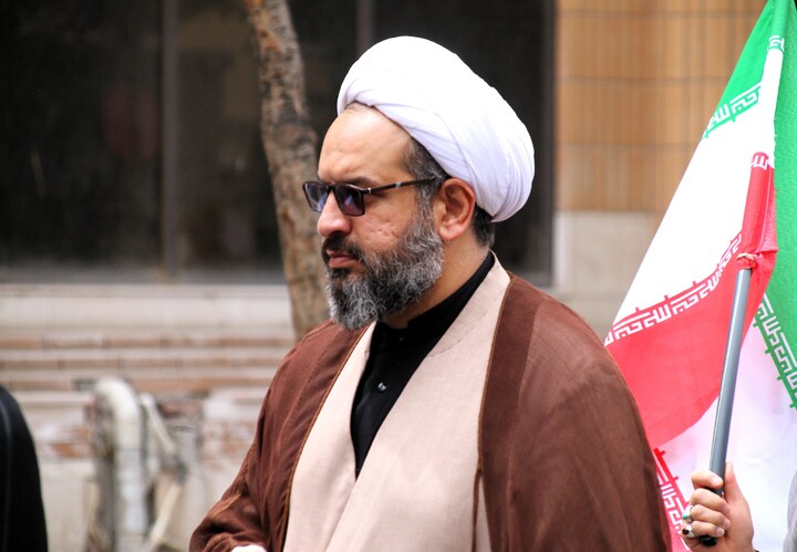 تصاویر/ دسته عزاداری روحانیون کرمانی در شهادت امام صادق(ع)