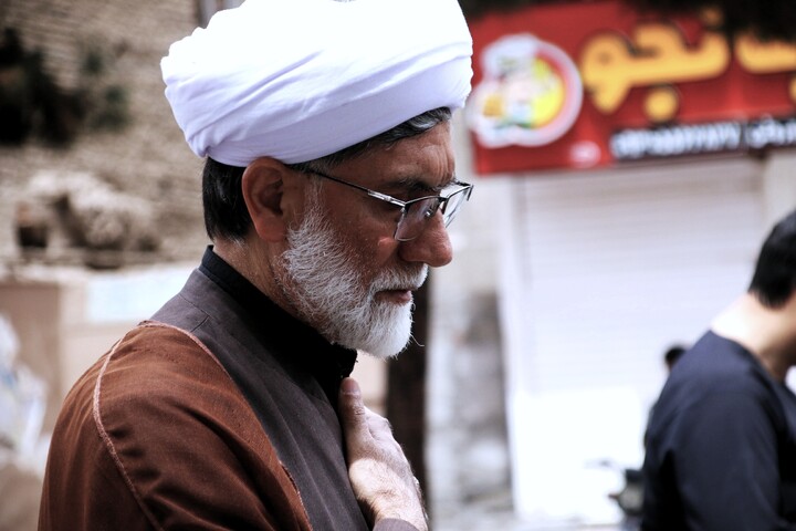 تصاویر/ دسته عزاداری روحانیون کرمانی در شهادت امام صادق(ع)