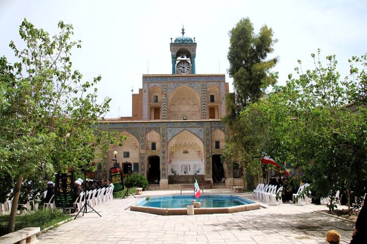 تصاویر/ دسته عزاداری روحانیون کرمانی در شهادت امام صادق(ع)