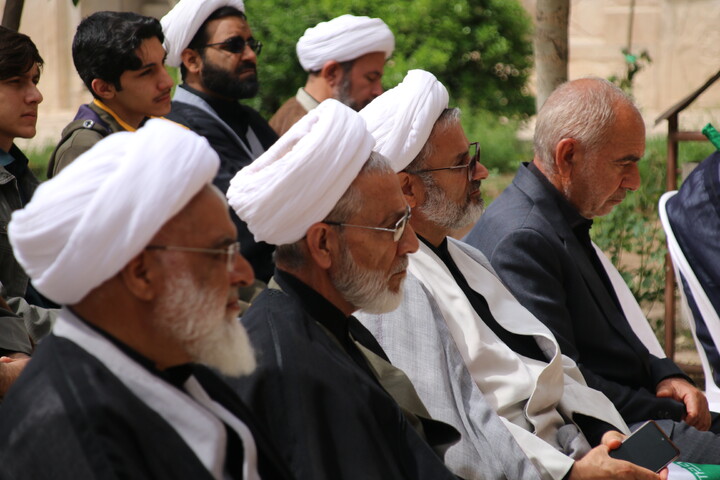 تصاویر/ دسته عزاداری روحانیون کرمانی در شهادت امام صادق(ع)