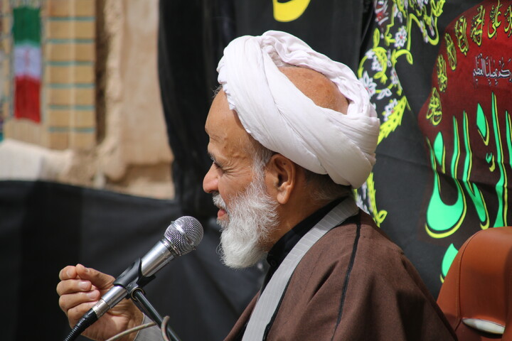 تصاویر/ دسته عزاداری روحانیون کرمانی در شهادت امام صادق(ع)