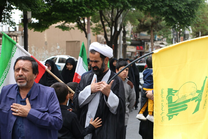 تصاویر/ دسته عزاداری روحانیون کرمانی در شهادت امام صادق(ع)