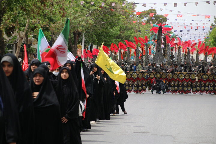 تصاویر/ دسته عزاداری روحانیون کرمانی در شهادت امام صادق(ع)