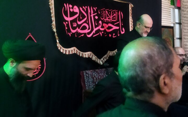 تصاویر/ دسته سوگواری حوزویان و اهالی مسجد آیت الله غروی(ره) در آستان مقدس امامزاده سید اسماعیل(ع)