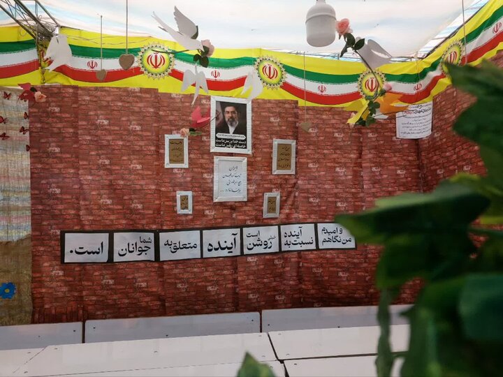 تصاویر/ غرفه فرهنگی هنری مدرسه علمیه امام محمد باقر (ع) ویژه کودک و نوجوان