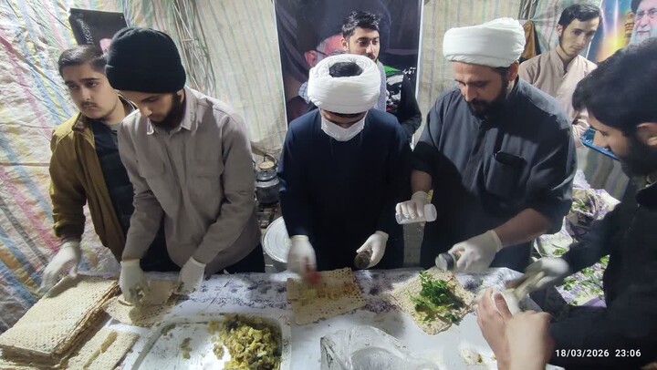 تصاویر/ ایستگاه صلواتی مدرسه علمیه امام محمد باقر(ع) اردبیل
