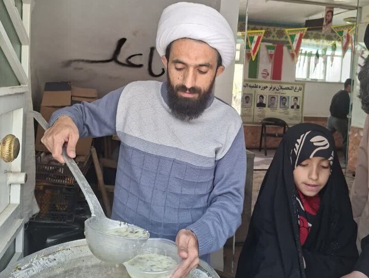 تصاویر/ ایستگاه صلواتی مدرسه المهدی (عج) مشگین شهر