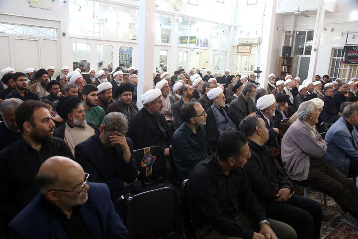 تصاویر/ مراسم شهادت امام جعفر صادق(ع) در بیت آیت الله العظمی فاضل لنکرانی (ره)