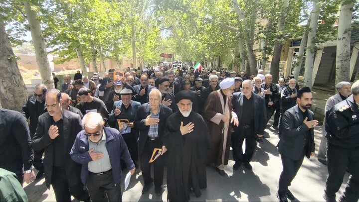 تصاویر/مراسم شهادت ششمین امام شیعیان امام جعفر صادق (ع)در نطنز