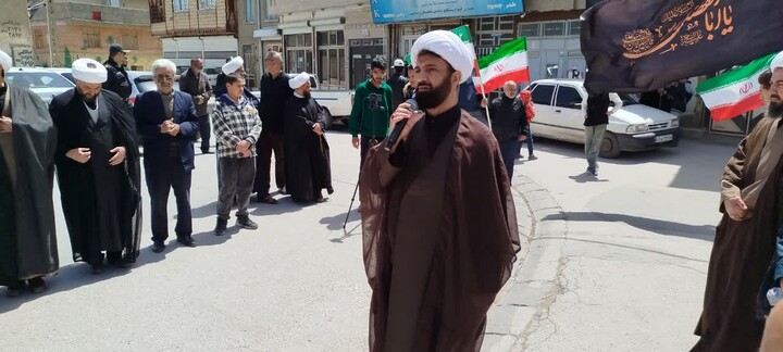 تصاویر/ دسته عزاداری شهادت امام جعفر صادق «علیه السلام» در بهار
