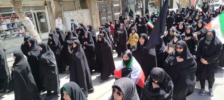 تصاویر/ دسته عزاداری شهادت امام جعفر صادق «علیه السلام» در بهار