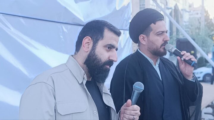 تصاویر/ برپایی دسته‌ی عزاداری شهادت امام جعفر صادق(ع) در گرمسار