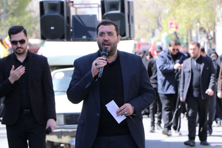 تصاویر/ عزاداری خیابانی در ارومیه به مناسبت سالروز شهادت امام صادق علیه السلام