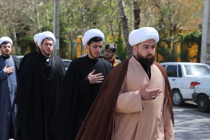 تصاویر/ دسته عزاداری علما و روحانیون ارومیه در سالروز شهادت امام صادق علیه‌السلام