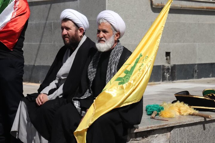 تصاویر/ دسته عزاداری علما و روحانیون ارومیه در سالروز شهادت امام صادق علیه‌السلام