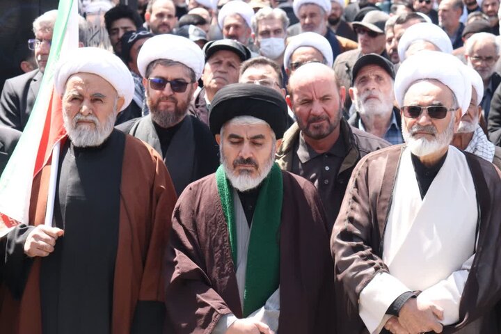 تصاویر/ دسته عزاداری علما و روحانیون ارومیه در سالروز شهادت امام صادق علیه‌السلام